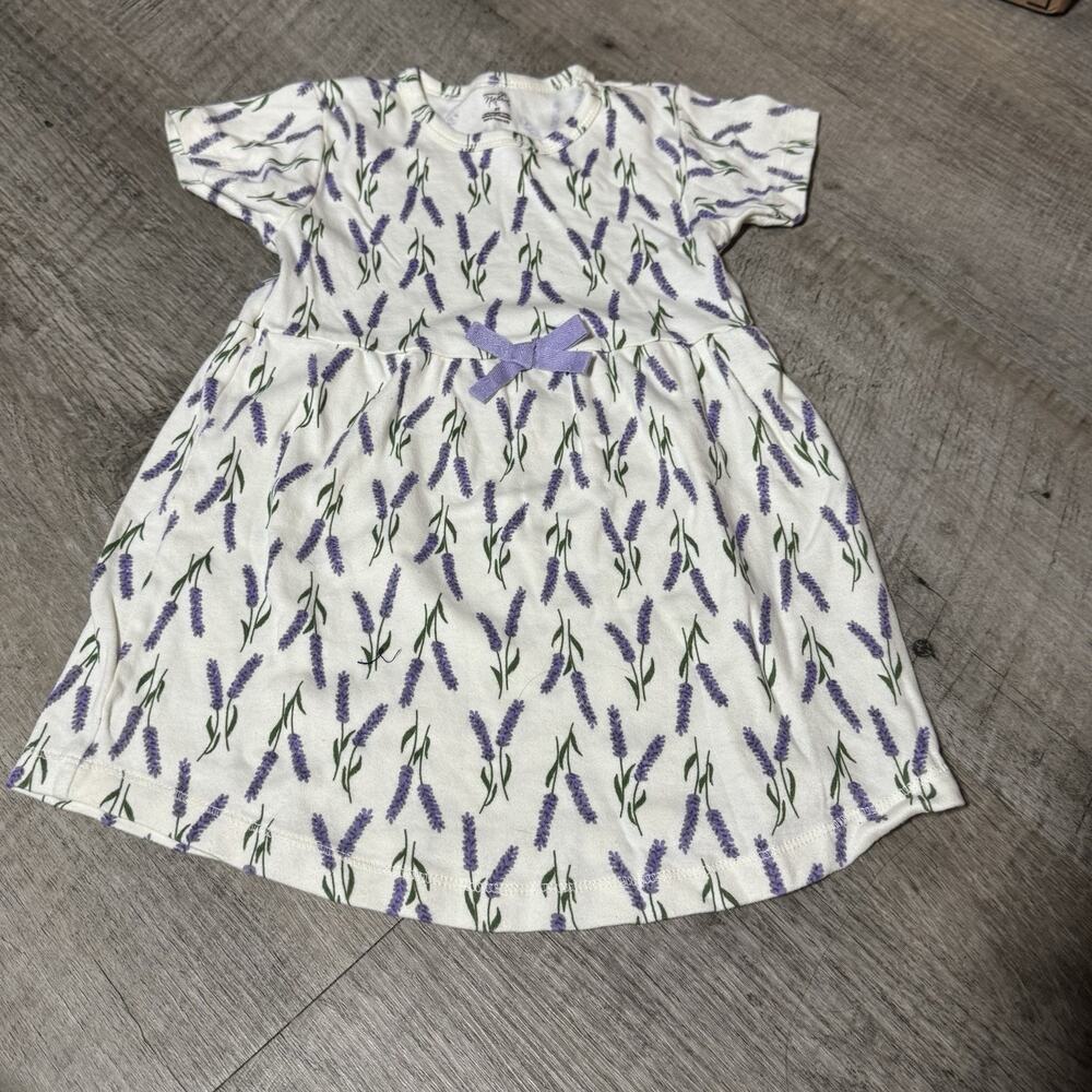 Touched by Nature Organic Cotton Lavender Dress Girls Size 3T